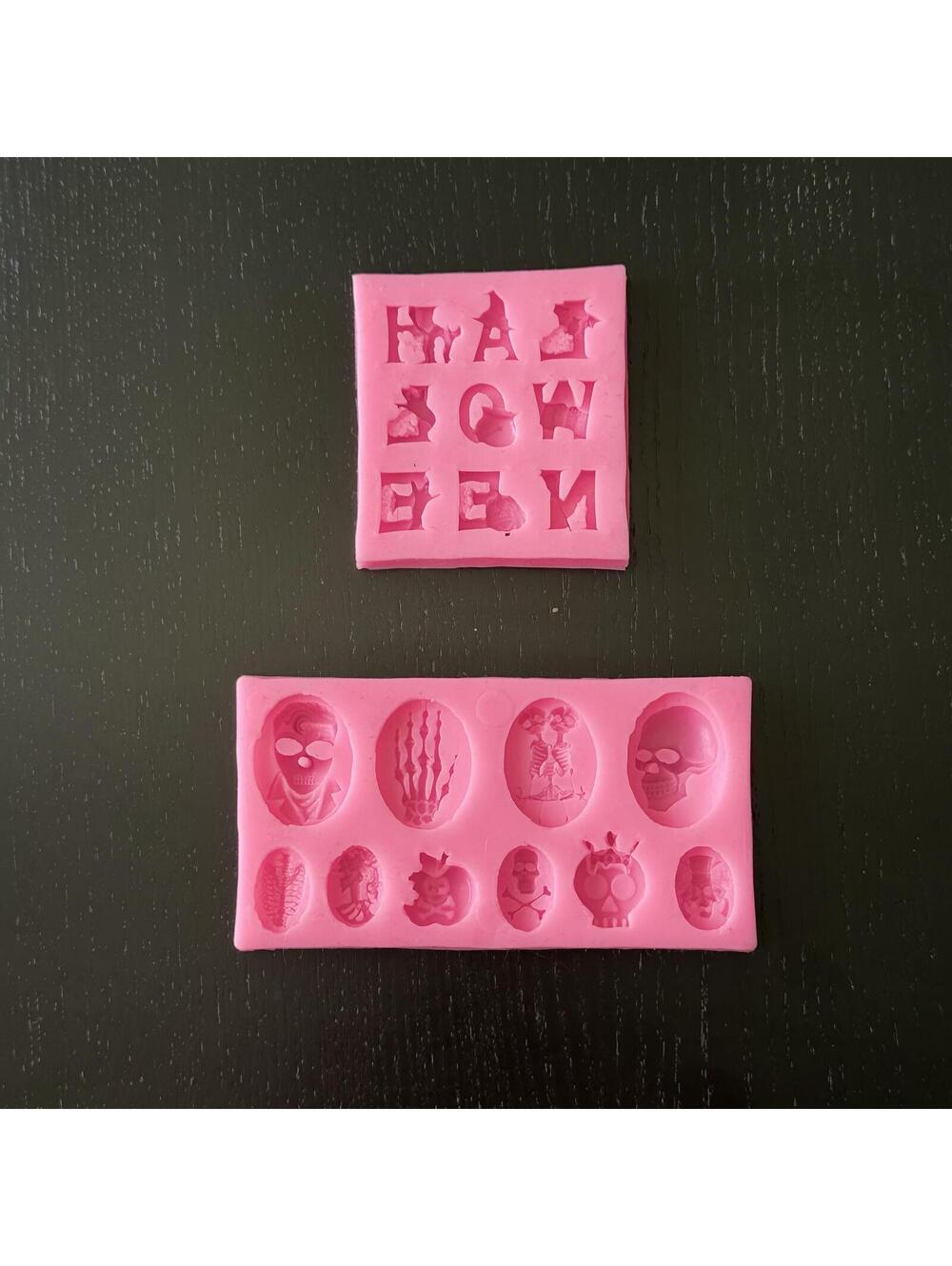 Hallowen Silicone Mold Set for Resin or Baking Crafts